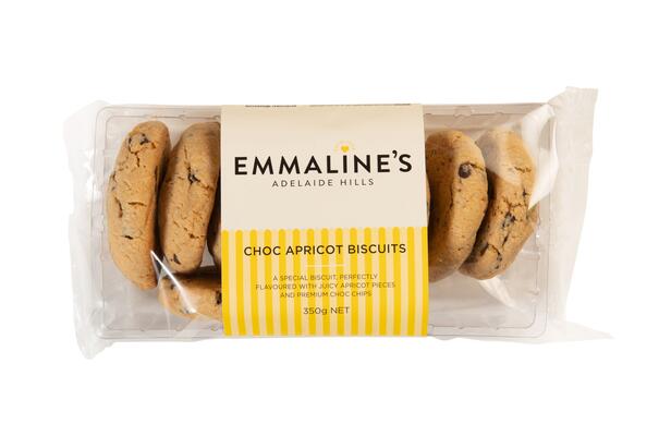 Emmalines Choc Apricot Biscuits 