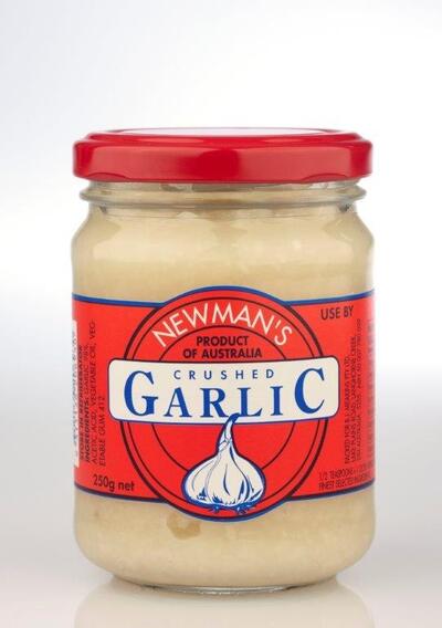 Newmans Crushed Garlic 