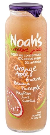 Noahs Orange Apple Guava Banana Pineapple & Paw Paw Juice